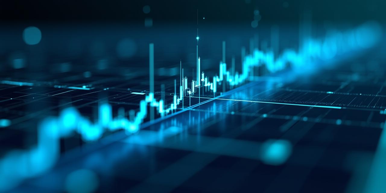 Futuristic data visualization and predictive AI landscape dashboard