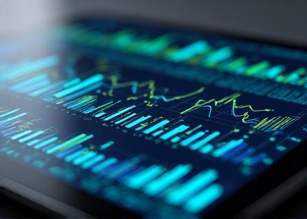 Predictive Sales Analytics interface showing growth trends